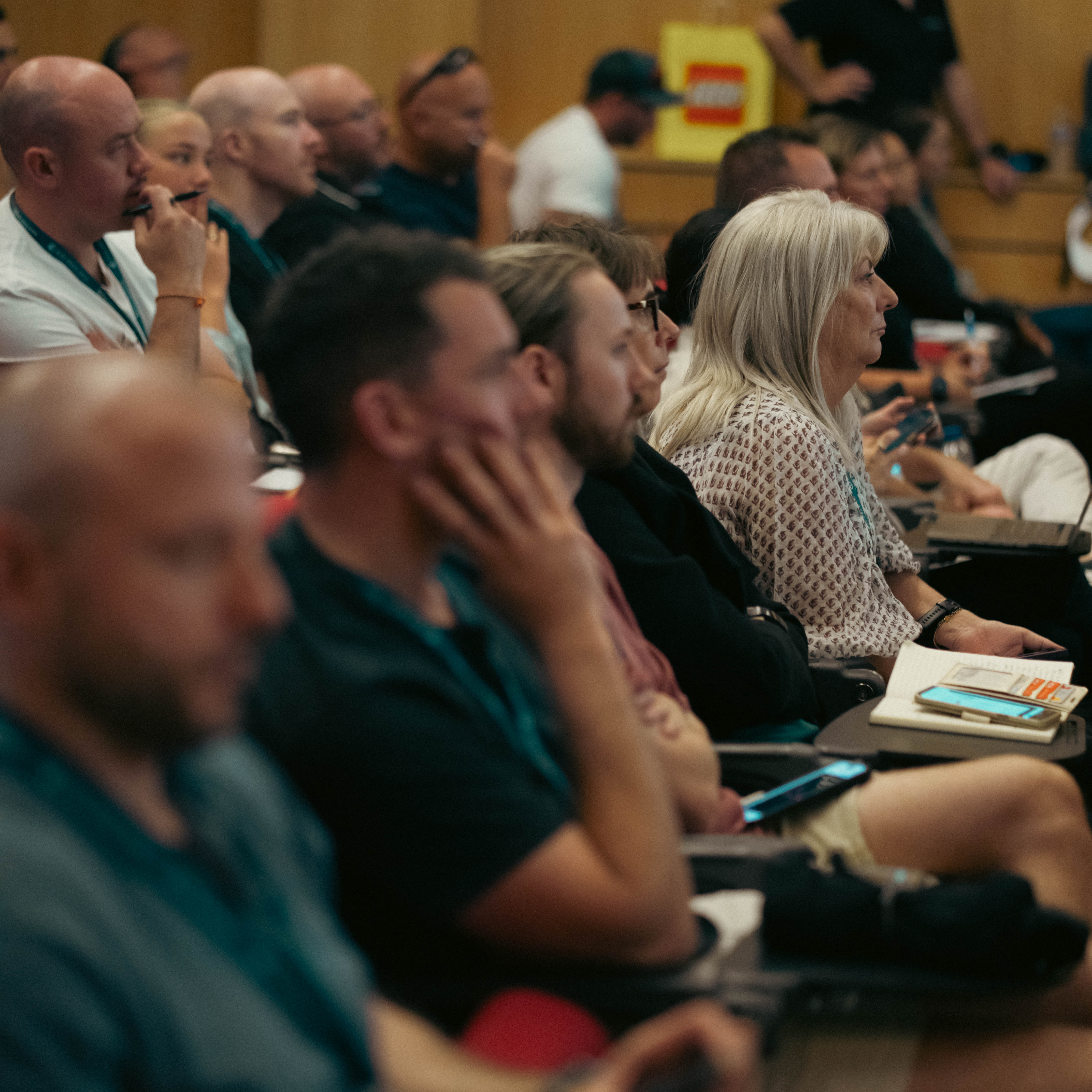 Members listening at a Breakout Circle session
