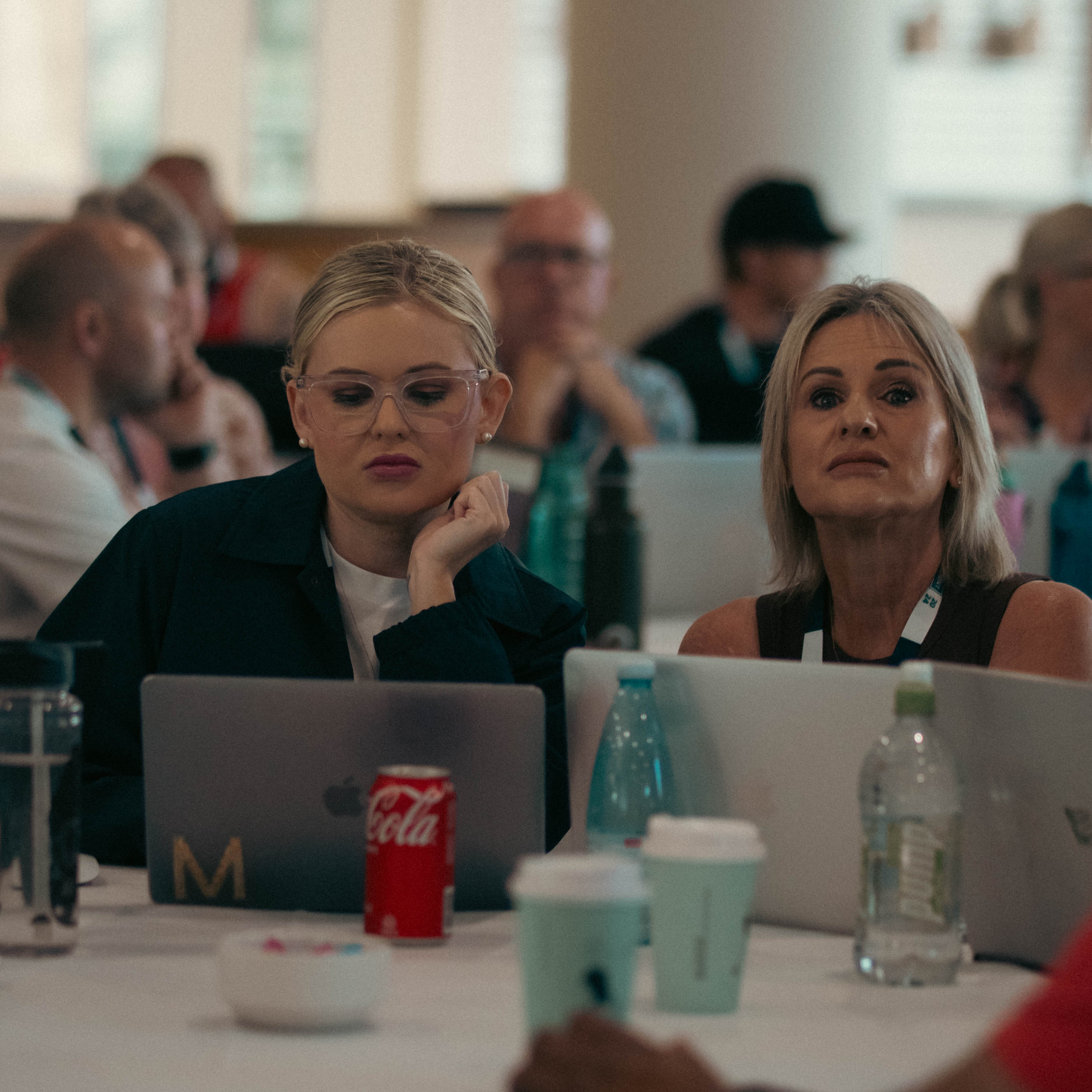 A Breakout Circle member smiling at an event